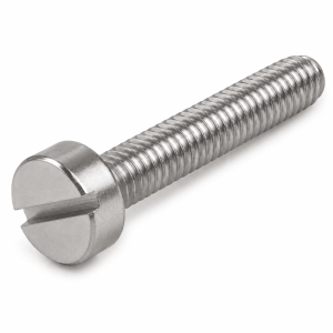 INOX CILINDER GLAVA Z RAVNO ZAREZO DIN 84